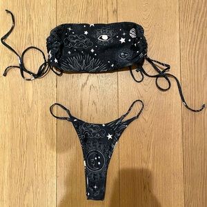 Zaful Moon & Stars Bikini